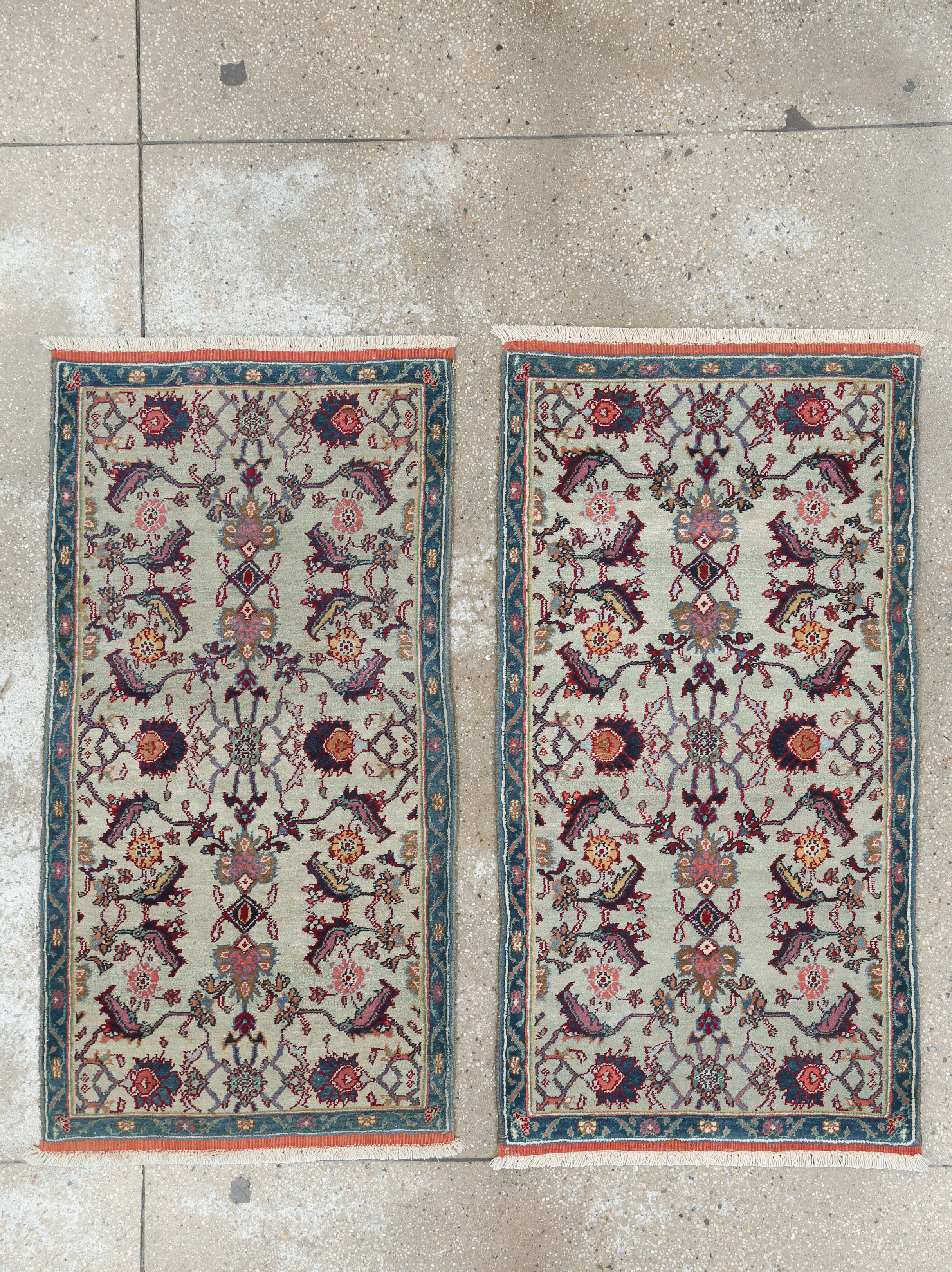 Antique Indian Agra Rug (Pair: 1 of 2), No.15746 - Gss