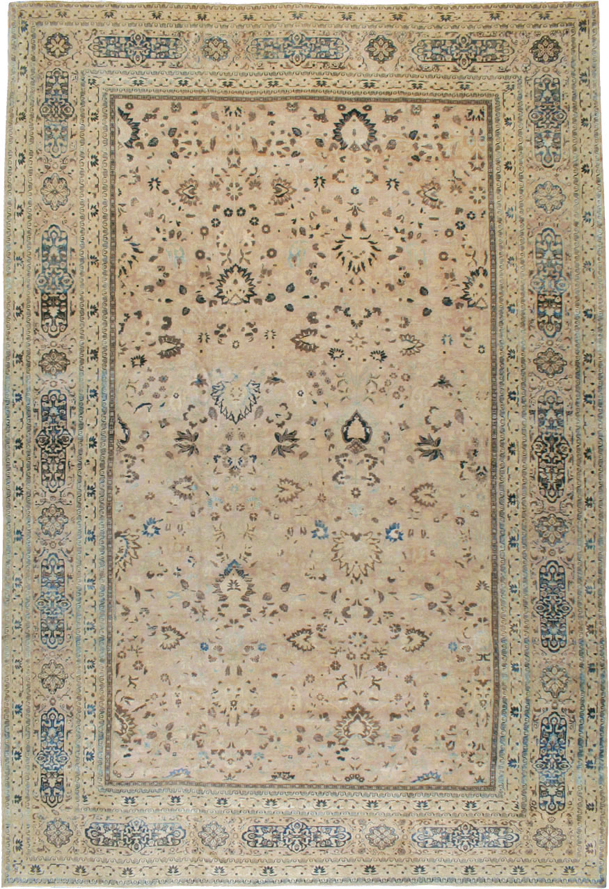 Antique Persian Mashad Carpet, No.15760 - Gss