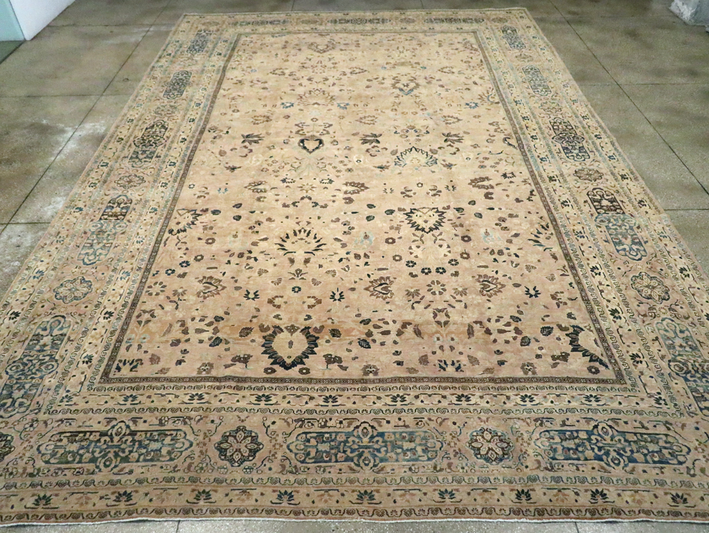 Antique Persian Mashad Carpet, No.15760 - Gss