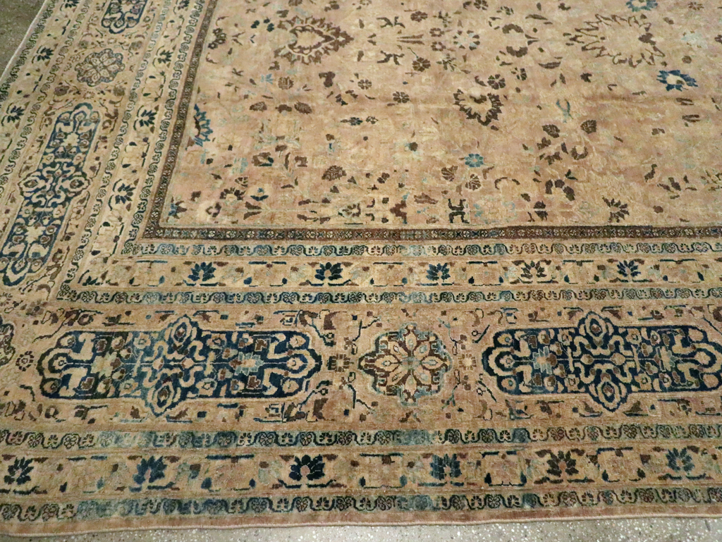 Antique Persian Mashad Carpet, No.15760 - Gss