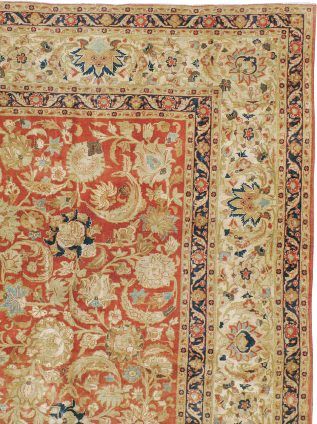 Antique Persian Tabriz Carpet, No.15763 - Gss
