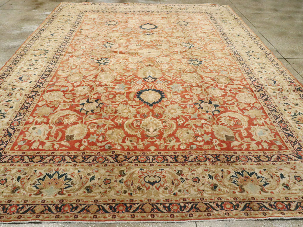 Antique Persian Tabriz Carpet, No.15763 - Gss