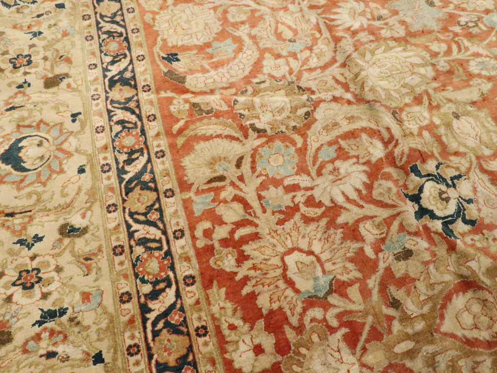 Antique Persian Tabriz Carpet, No.15763 - Gss