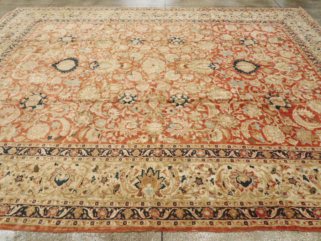 Antique Persian Tabriz Carpet, No.15763 - Gss