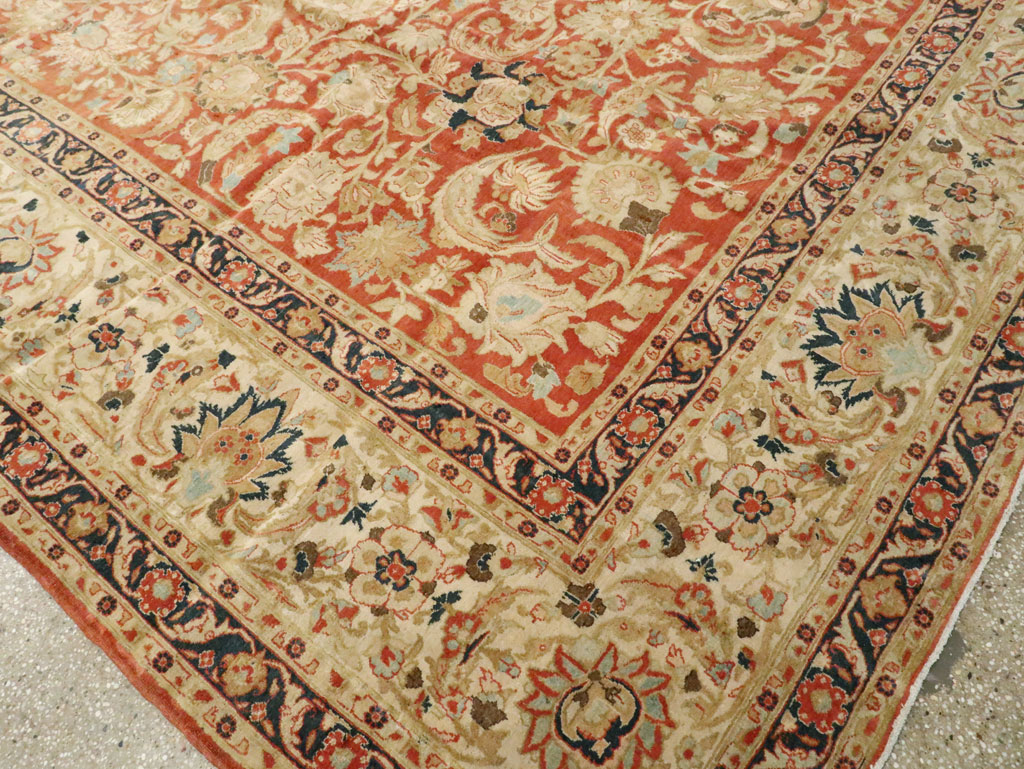 Antique Persian Tabriz Carpet, No.15763 - Gss