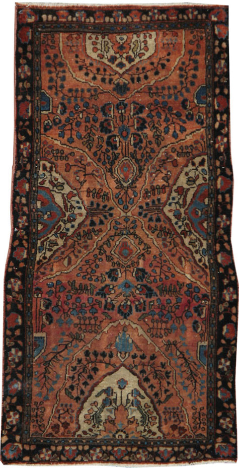 Antique Persian Sarouk Rug, No.15768 - Gss