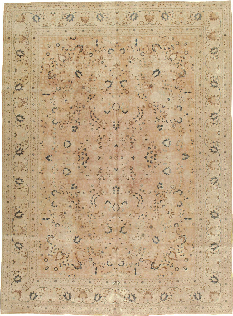 Vintage Persian Tabriz Carpet, No.15782 - Gss