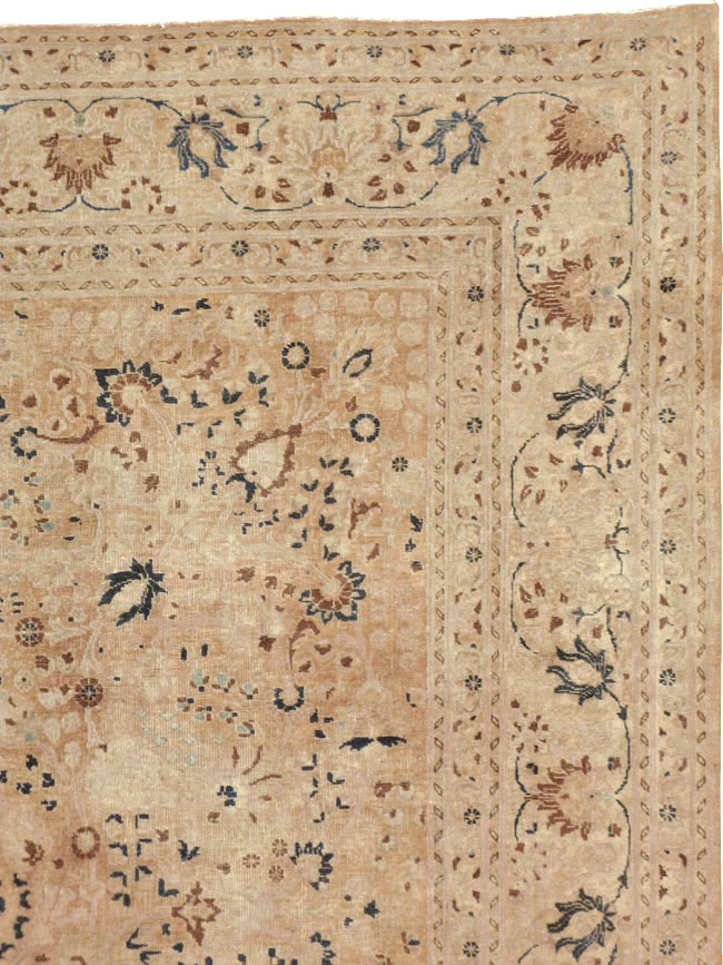 Vintage Persian Tabriz Carpet, No.15782 - Gss