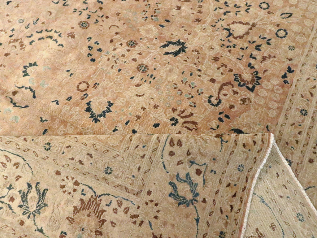 Vintage Persian Tabriz Carpet, No.15782 - Gss