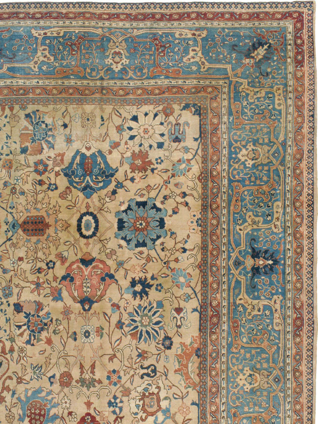 Antique Persian Tabriz Carpet, No.15789 - Gss