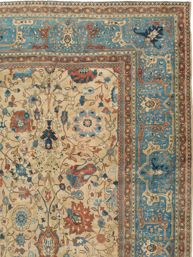 Antique Persian Tabriz Carpet, No.15789 - Gss
