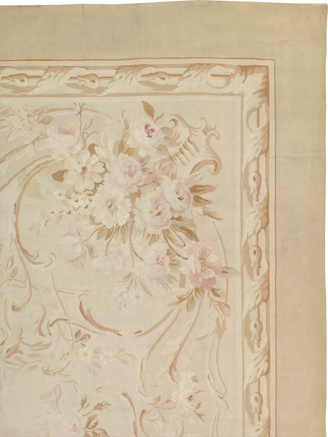 Antique French Aubusson Oversize Carpet, No.15799 - Gss