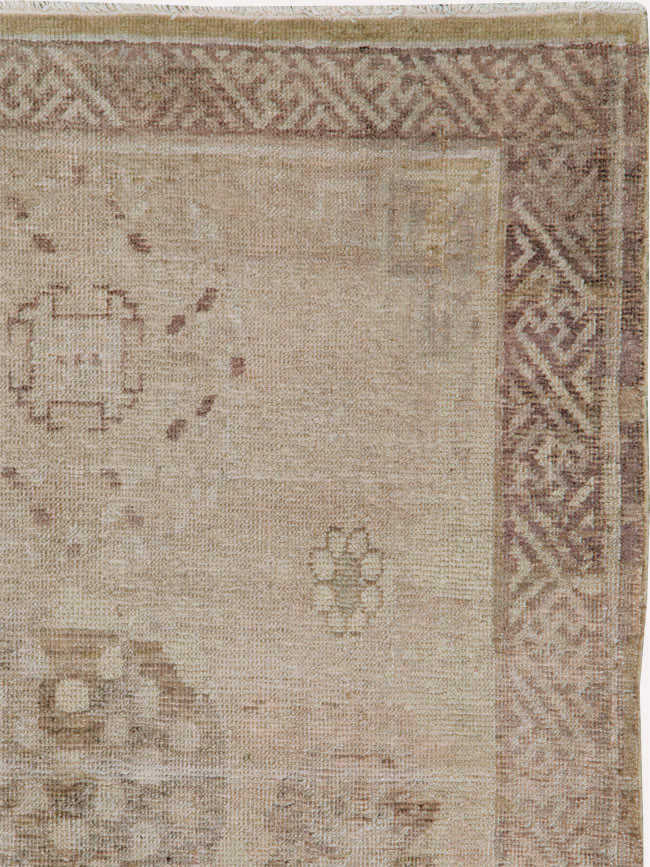 Antique East Turkestan Khotan Rug, No.15826 - Gss