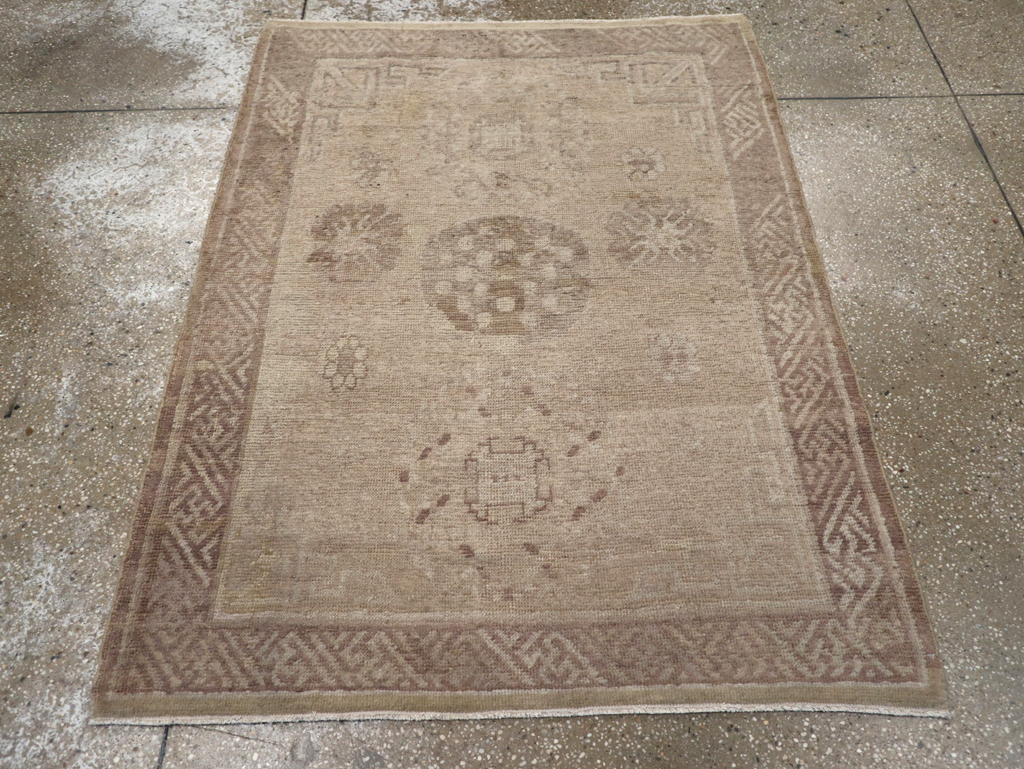 Antique East Turkestan Khotan Rug, No.15826 - Gss