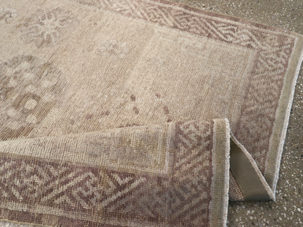 Antique East Turkestan Khotan Rug, No.15826 - Gss