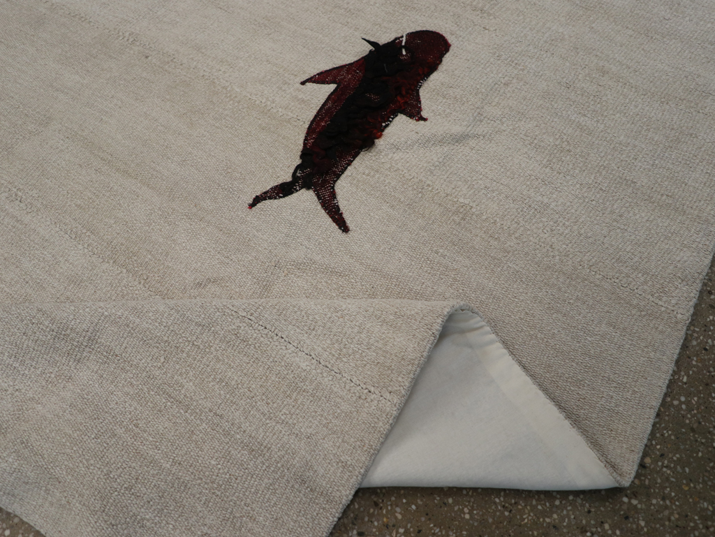 Modern Turkish Kilim, No.15842 - Gss