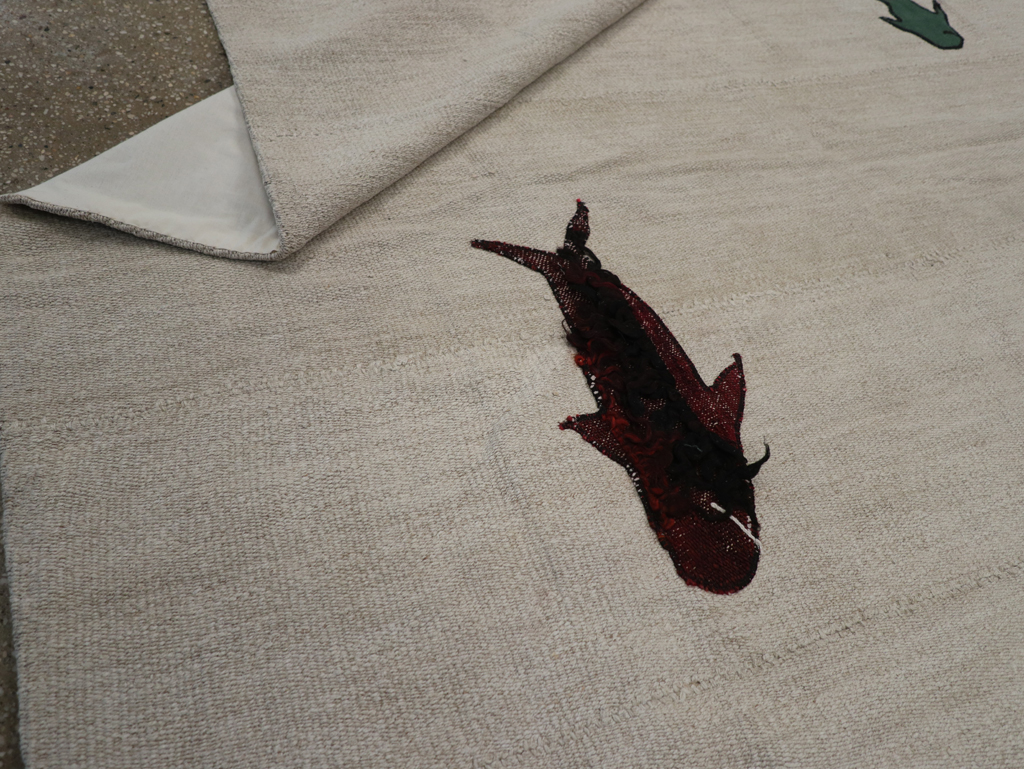 Modern Turkish Kilim, No.15842 - Gss