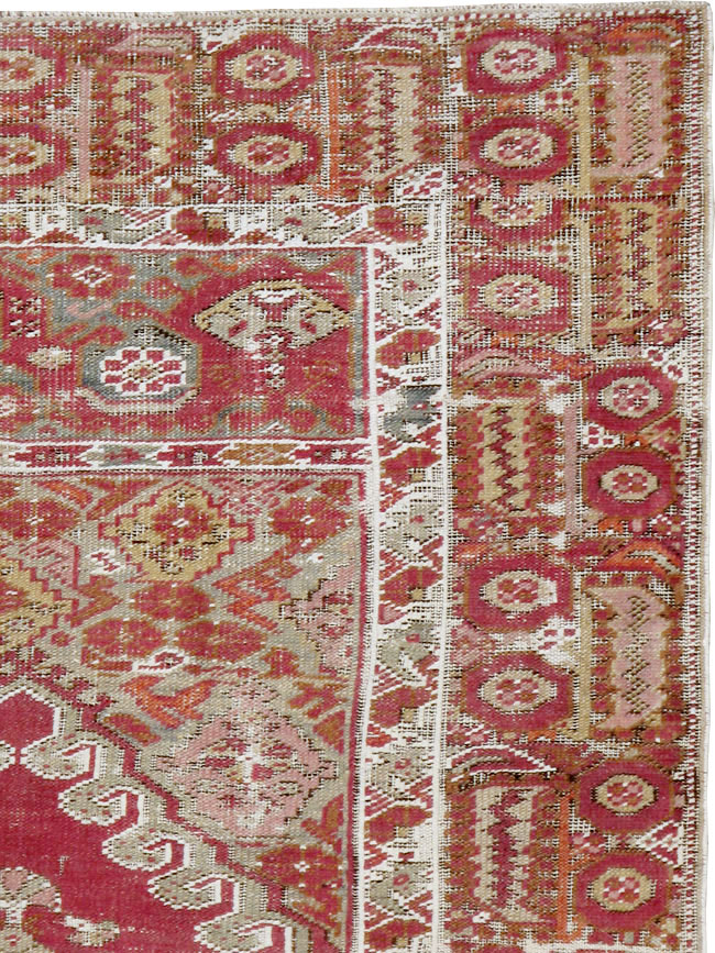 Antique Turkish Ghiordes Rug, No.15847 - Gss