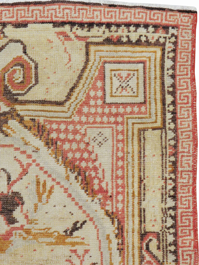 Antique Turkish Ghiordes Rug, No.15849 - Gss