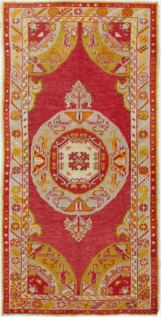 Antique Turkish Oushak Rug, No.15861 - Gss