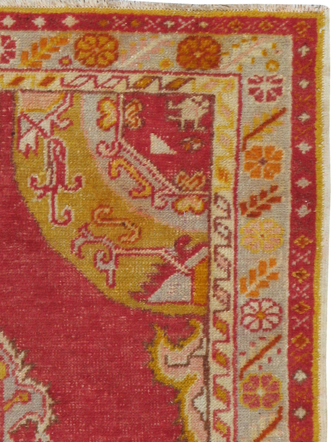 Antique Turkish Oushak Rug, No.15861 - Gss