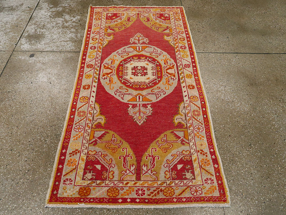 Antique Turkish Oushak Rug, No.15861 - Gss