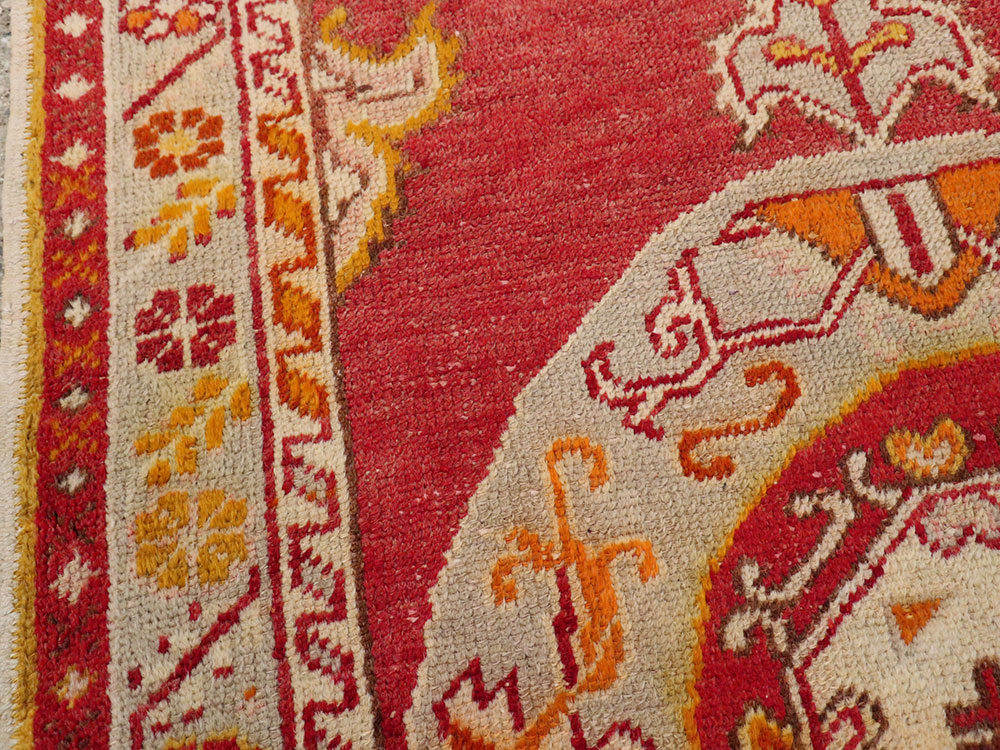 Antique Turkish Oushak Rug, No.15861 - Gss