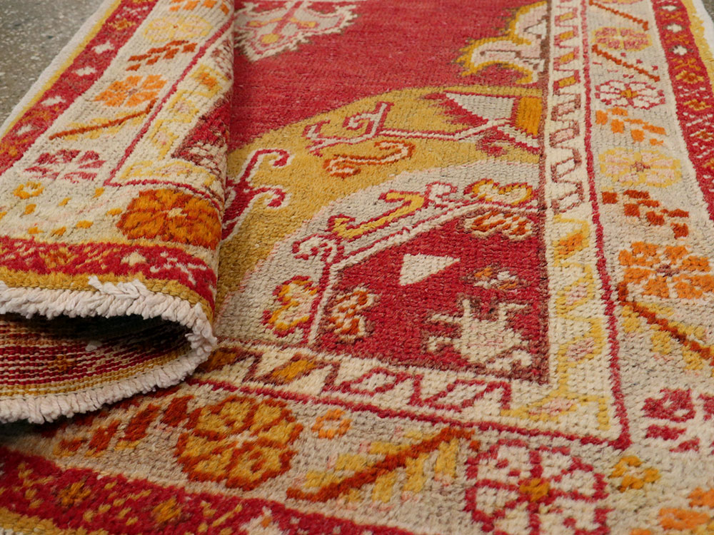 Antique Turkish Oushak Rug, No.15861 - Gss