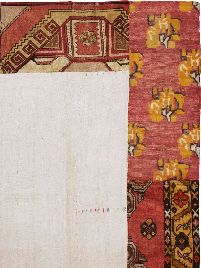Modern Turkish Anatolian Patchwork Accent Carpet, No.15869 - Gss
