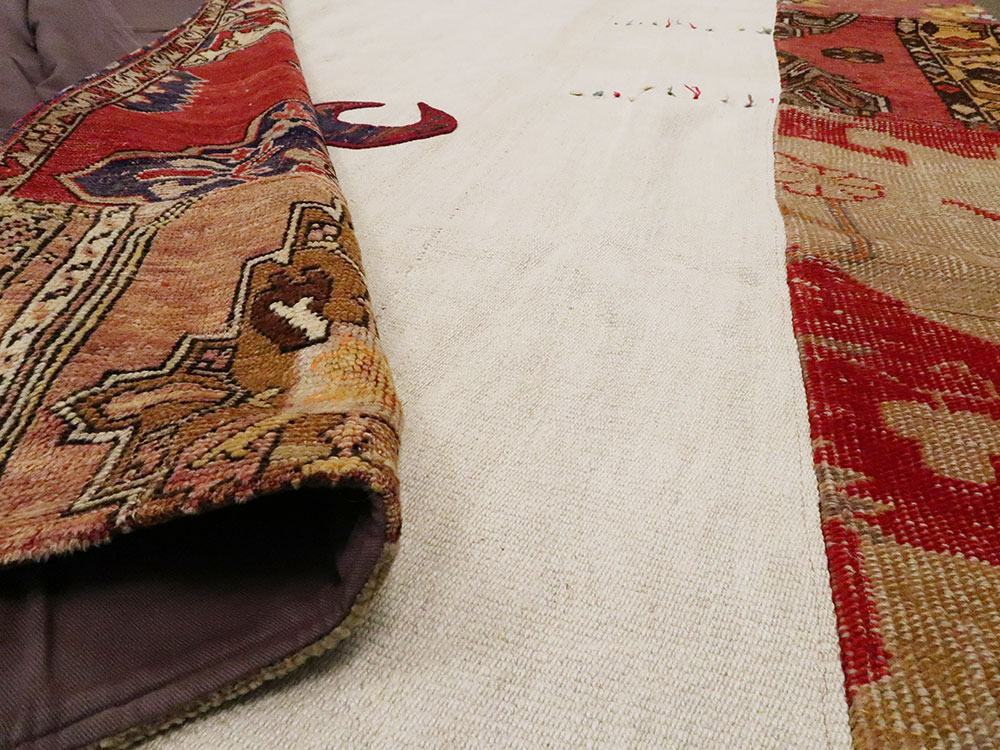 Modern Turkish Anatolian Patchwork Accent Carpet, No.15869 - Gss