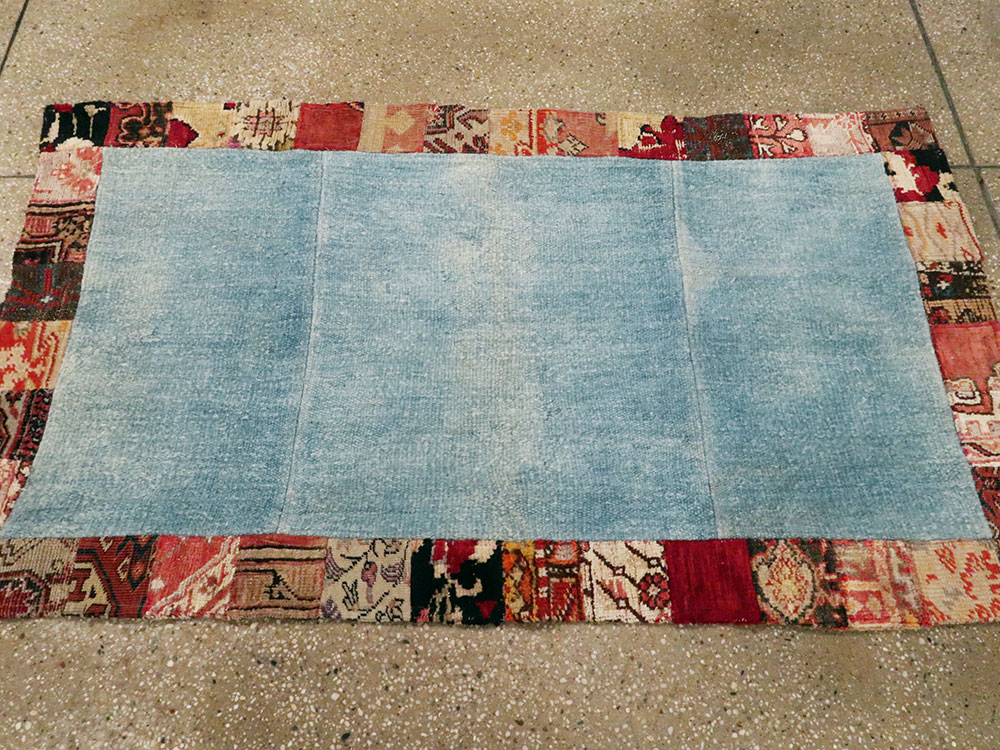 Modern Turkish Anatolian Patchwork Throw Rug, No.15872 - Gss