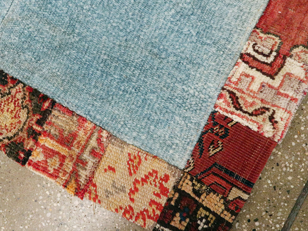 Modern Turkish Anatolian Patchwork Throw Rug, No.15872 - Gss