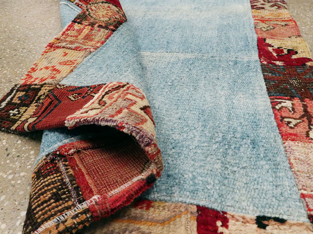 Modern Turkish Anatolian Patchwork Throw Rug, No.15872 - Gss