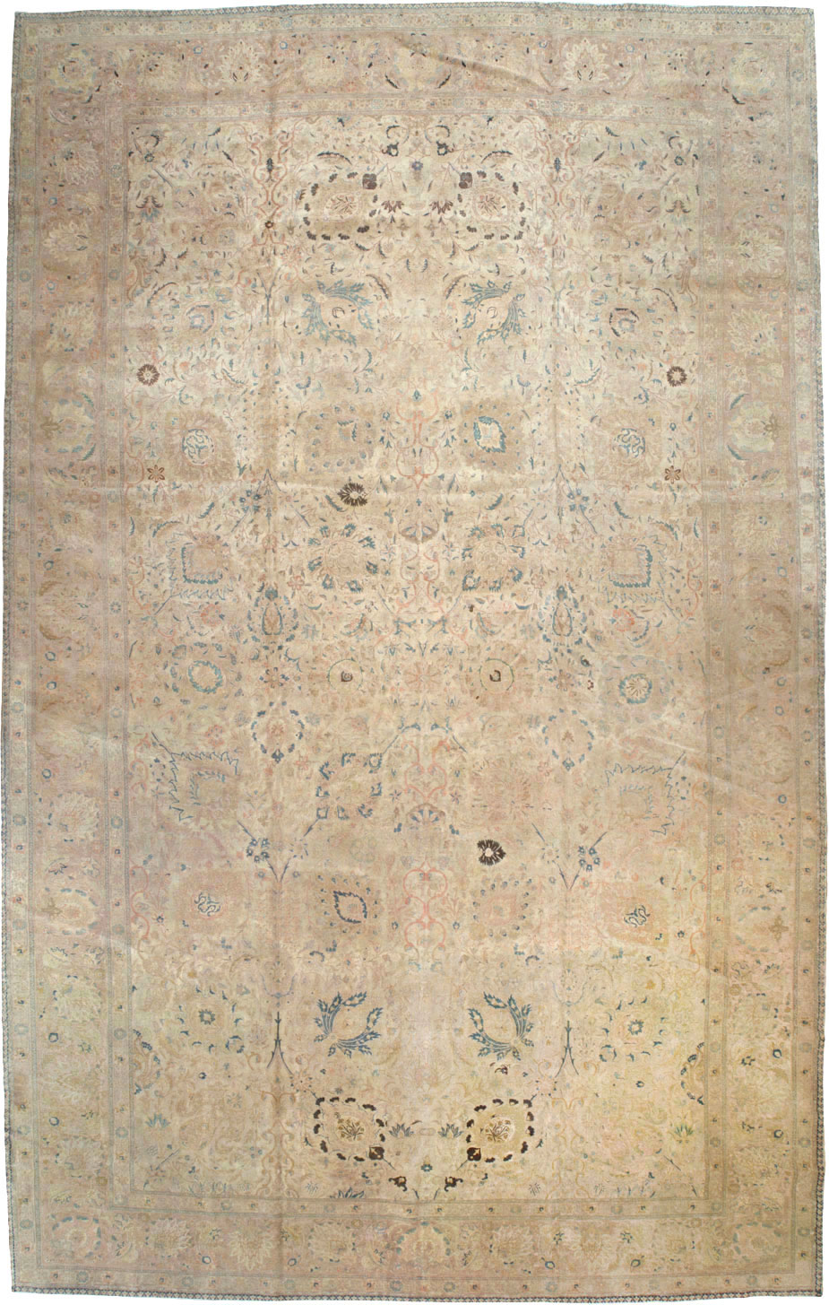 Antique Persian Tabriz Carpet, No.15895 - Gss