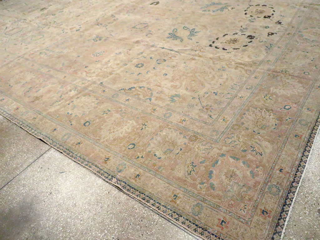 Antique Persian Tabriz Carpet, No.15895 - Gss