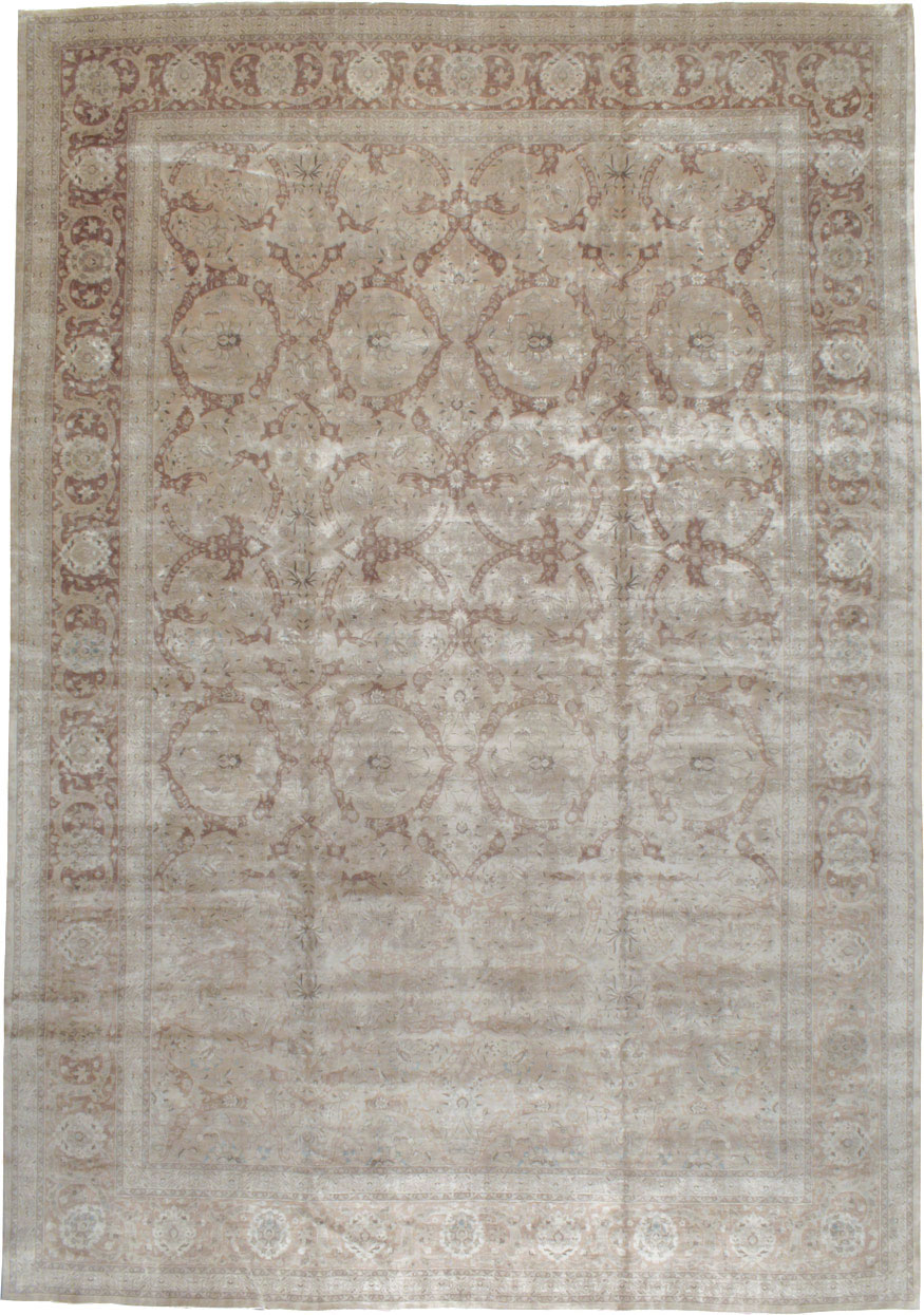 Antique Persian Tabriz Carpet, No.15897 - Gss
