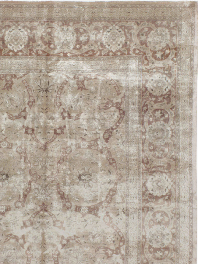 Antique Persian Tabriz Carpet, No.15897 - Gss