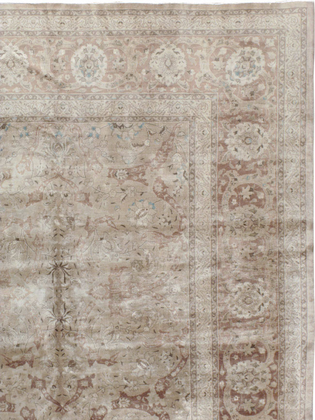 Antique Persian Tabriz Carpet, No.15897 - Gss