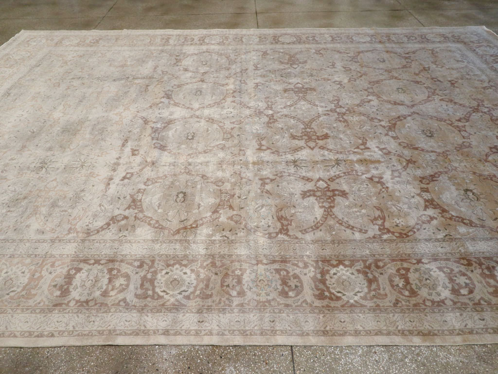 Antique Persian Tabriz Carpet, No.15897 - Gss