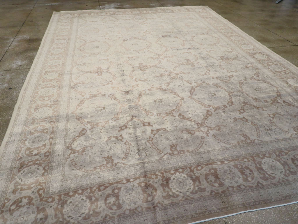 Antique Persian Tabriz Carpet, No.15897 - Gss