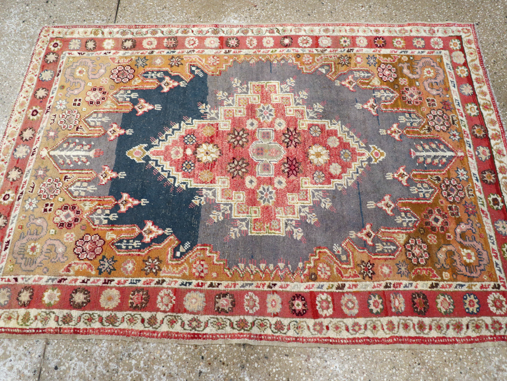 Antique Turkish Oushak Rug, No.15909 - Gss