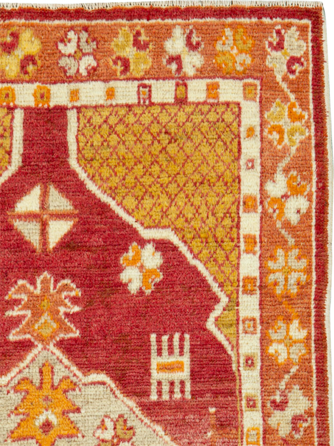 Vintage Turkish Oushak Rug, No.15912 - Gss