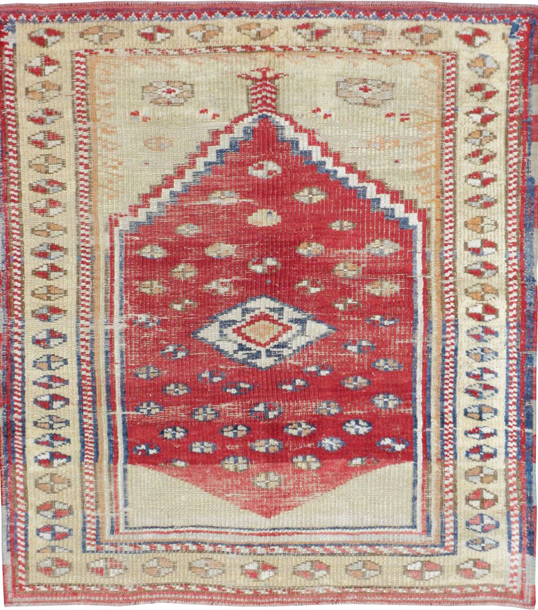 Vintage Turkish Ghiordes Rug, No.15914 - Gss