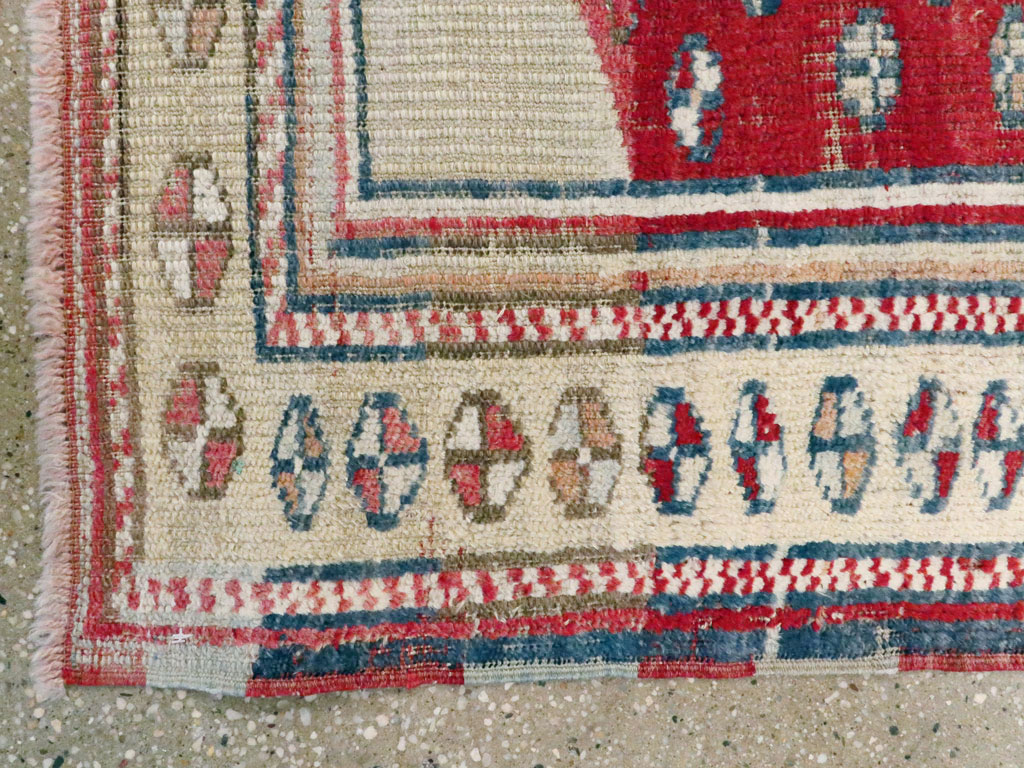 Vintage Turkish Ghiordes Rug, No.15914 - Gss