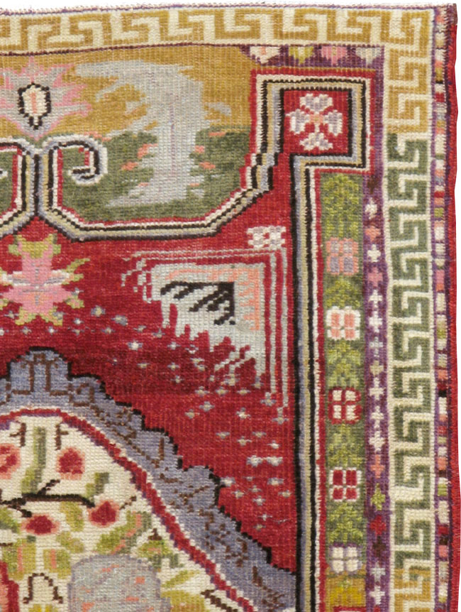 Vintage Turkish Ghiordes Rug, No.15916 - Gss