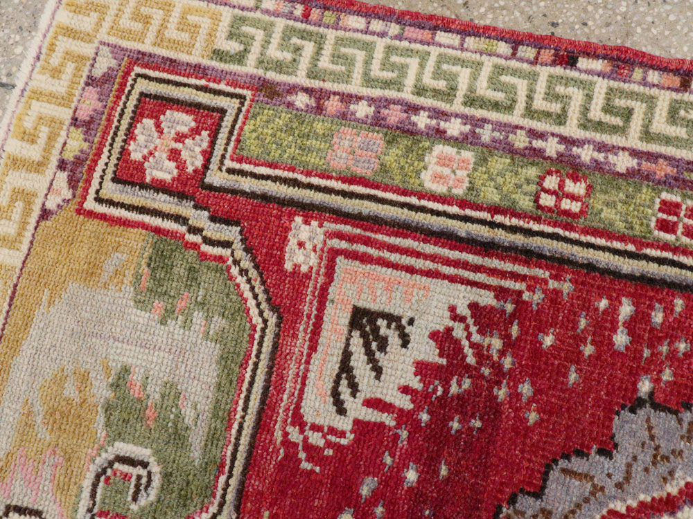 Vintage Turkish Ghiordes Rug, No.15916 - Gss