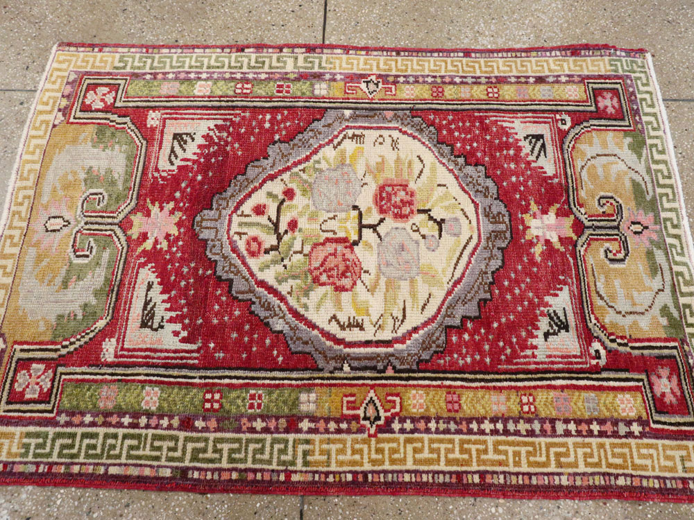 Vintage Turkish Ghiordes Rug, No.15916 - Gss