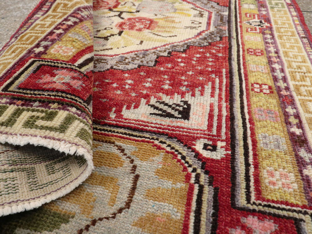 Vintage Turkish Ghiordes Rug, No.15916 - Gss