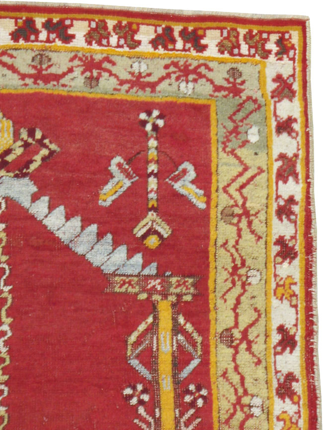 Antique Turkish Ghiordes Rug, No.15924 - Gss