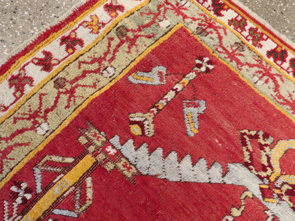Antique Turkish Ghiordes Rug, No.15924 - Gss